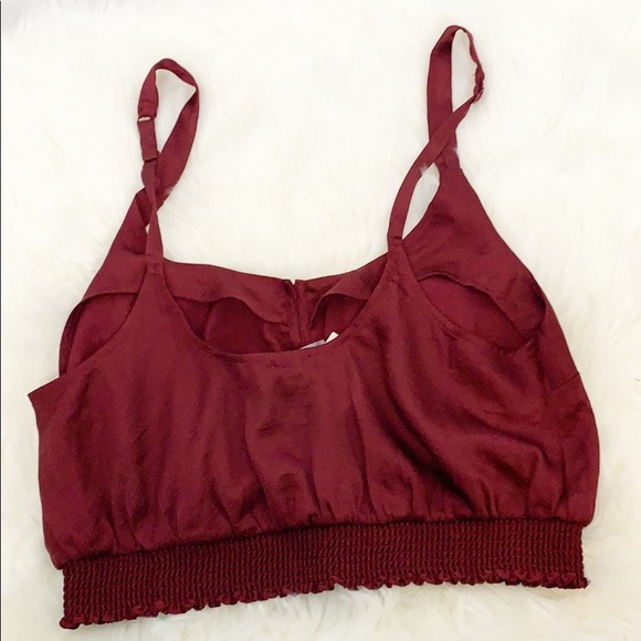 NWT Free People You Honey Brami in Pomegranate M - Picture 7 of 11